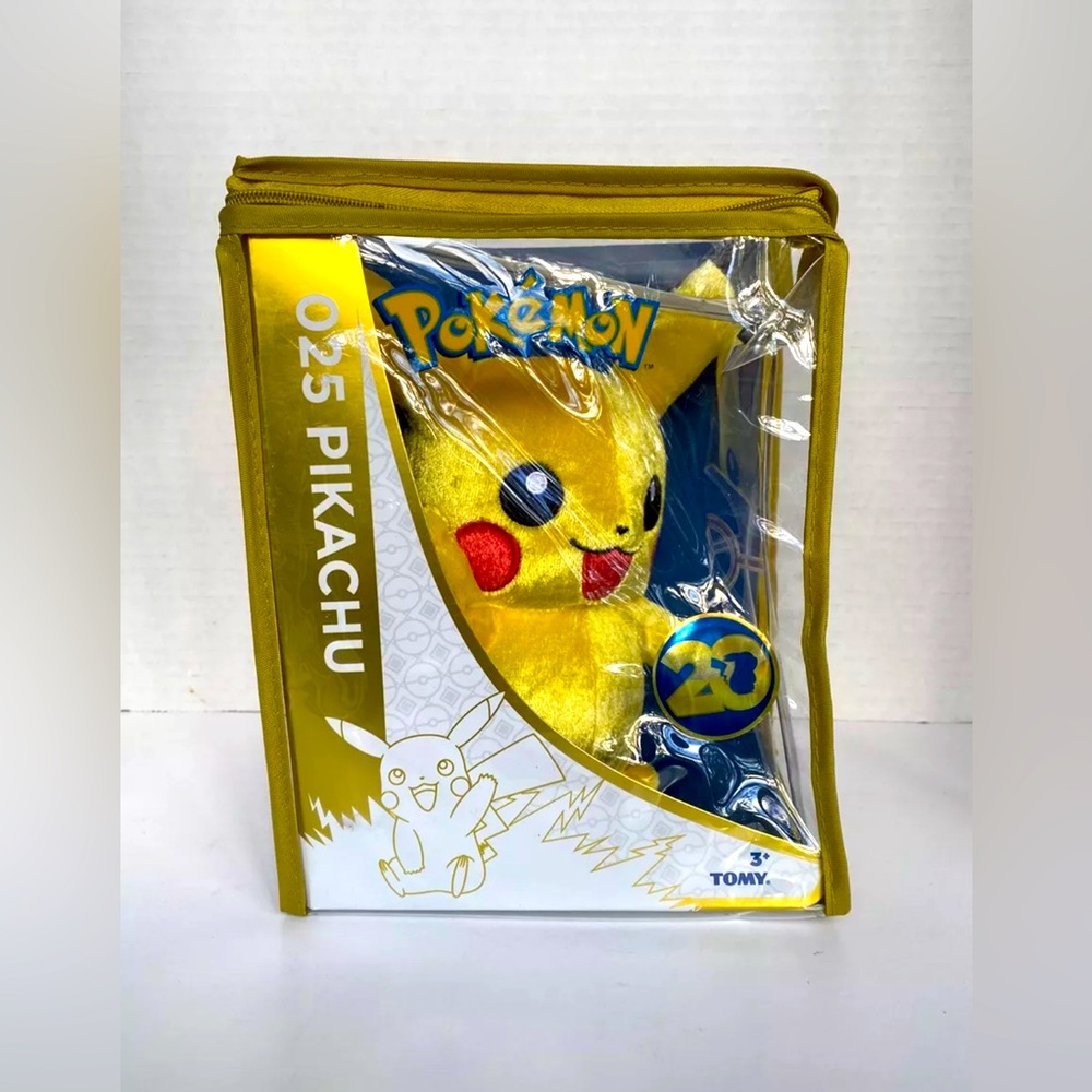 Pokémon Tomy Pikachu 20th Anniversary 8” Plush 2016 #025 Pokemon